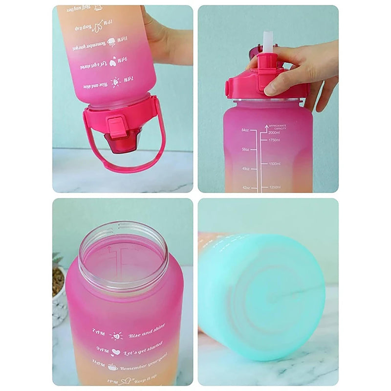 Ombre Sip Water Tumbler (Multicolor) - 2 L media 5