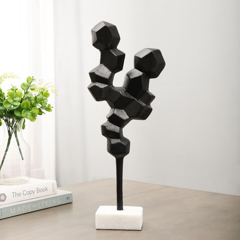 Honeycomb Aluminium Showpiece - Black