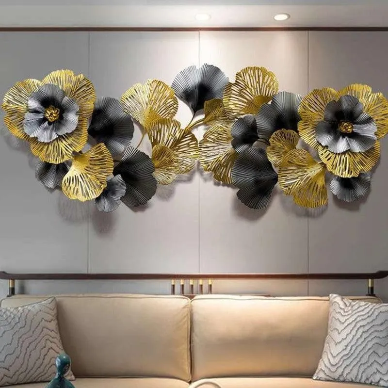 Raven & Chrome Modern Metal Wall Accent media 1