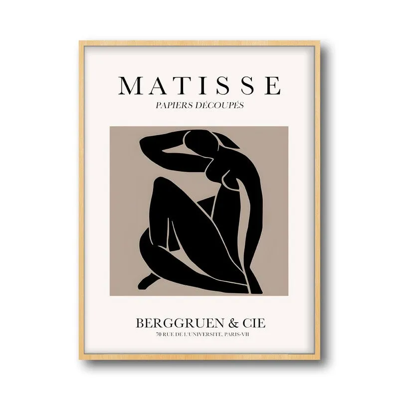 Bold Grace Canvas Wall Painting With Brown Frame media 3