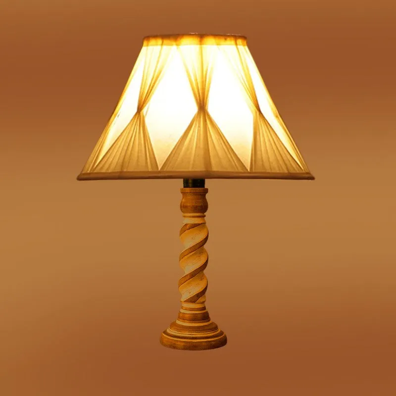 Modera Orel Wooden Table Lamp - Ivory media 7