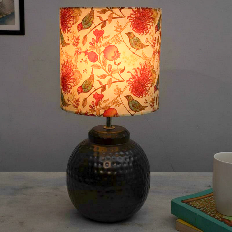 Lanai Amarylis Fabric Table Lamp - Multicolor