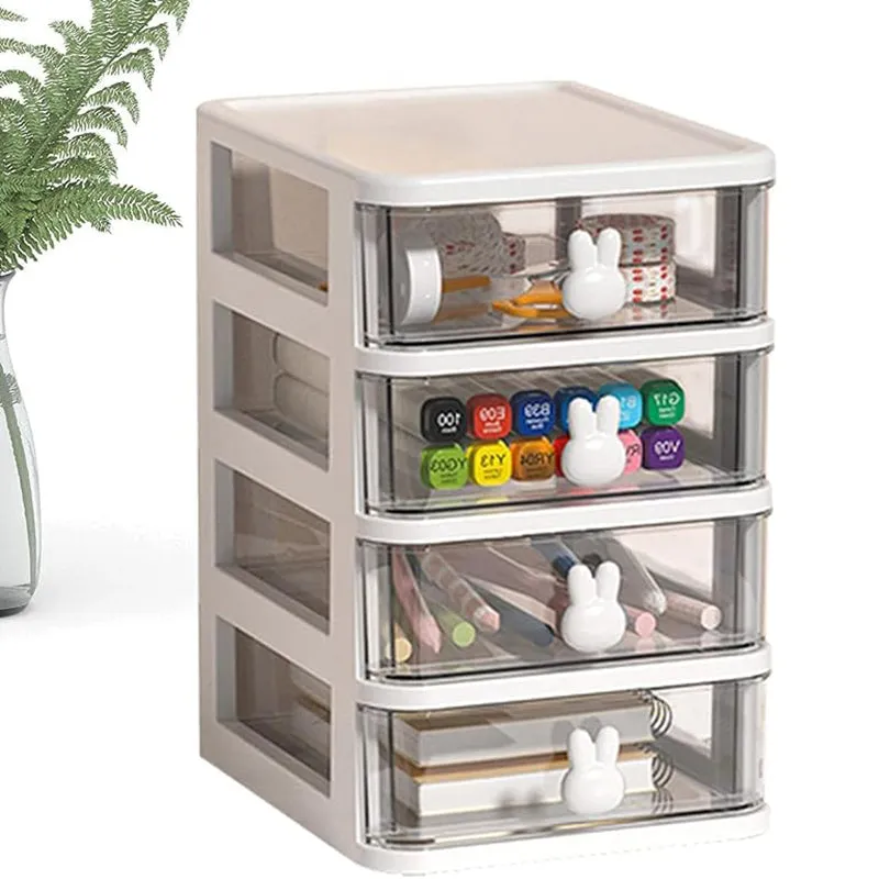 Stowly Four Tier Desk Organiser - White media 4