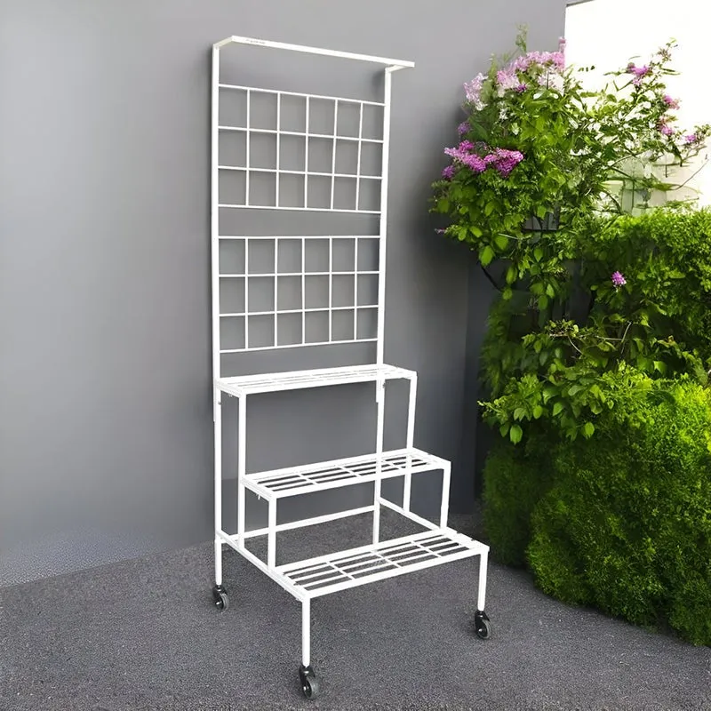 Graziana Tiered Planter Stand - White media 1