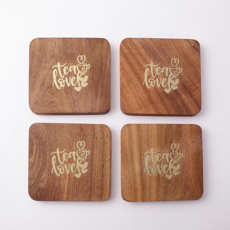 Love For Tea Coaster - Set Of Four media 4