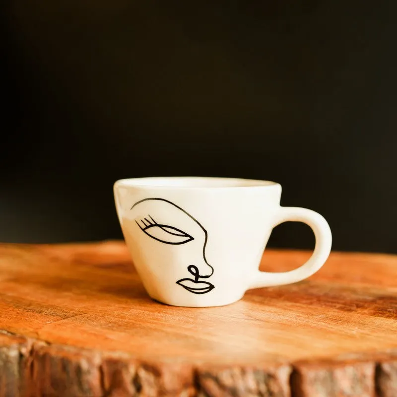 FaceLine Ceramic Tea Cup - Two Piece Set media 6