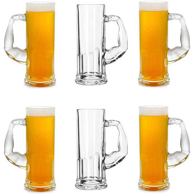Misty Beer Mug (600 ML) - Set Of Six media 1