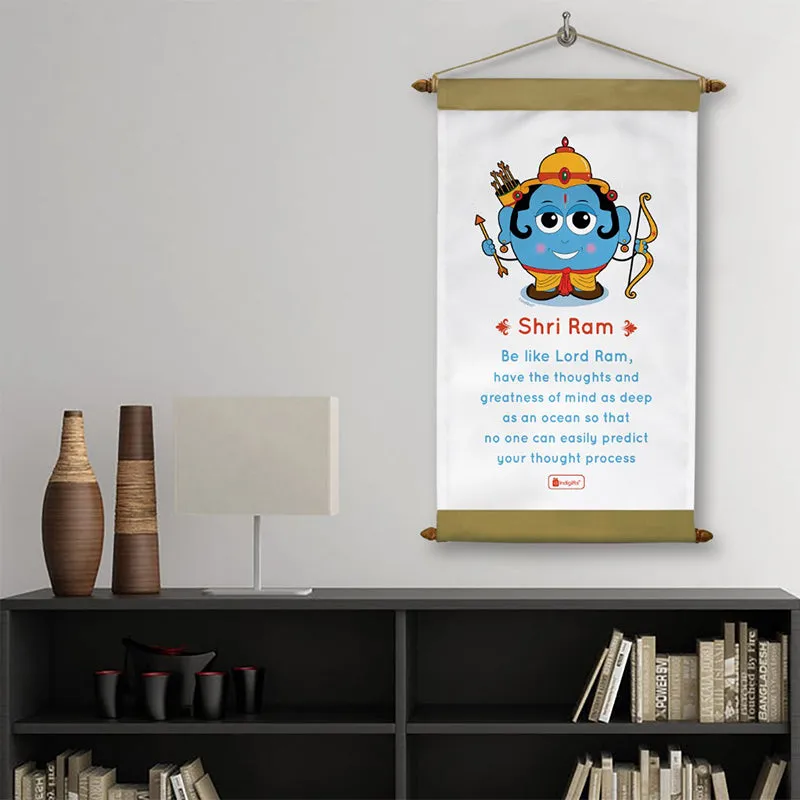 Whimsy Cute Ram Motivational Canvas Wall Accent media 1