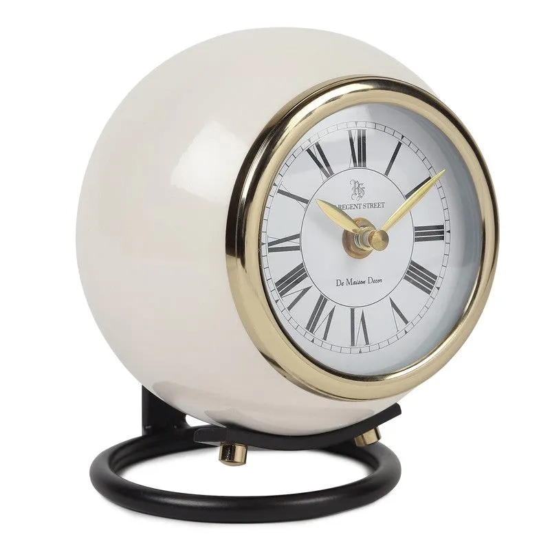 Retro Glow Round Table Clock media 5