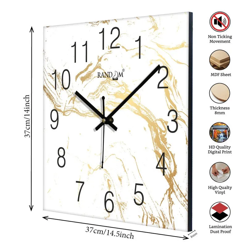 Elvyn Analog Wall Clock - White media 9