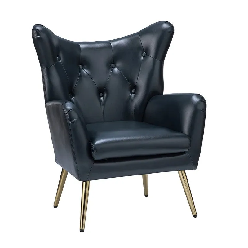 Urbano Neem Wood Lounge Chair - Black media 3
