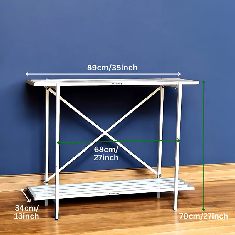 Modan Two Tiered Metal Planter media 8