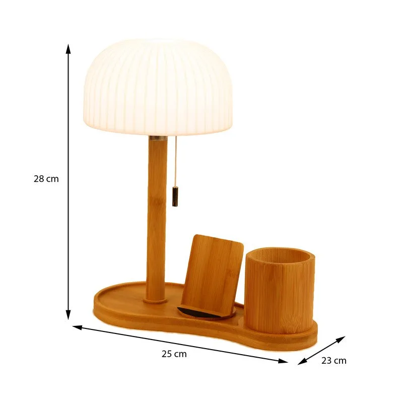 Kairo Halo Table Lamp - Beige,White media 8