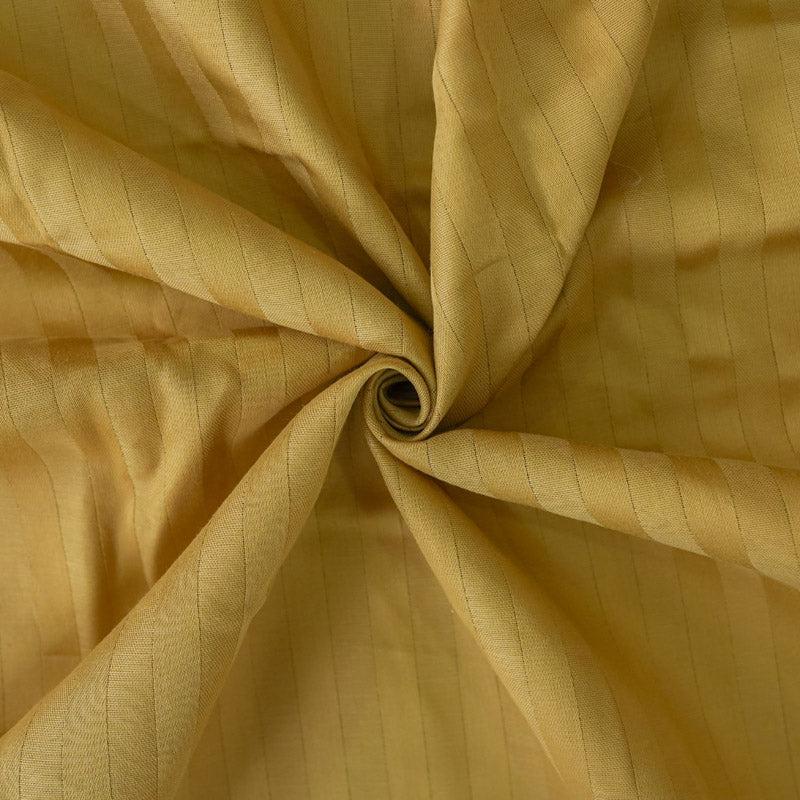 Reposi Striped Cotton Bedsheet (Brown) - 300 TC media 6
