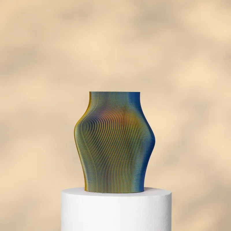 Fig Living Muse Vase RY (3d Printed) - Two Piece Set media 6