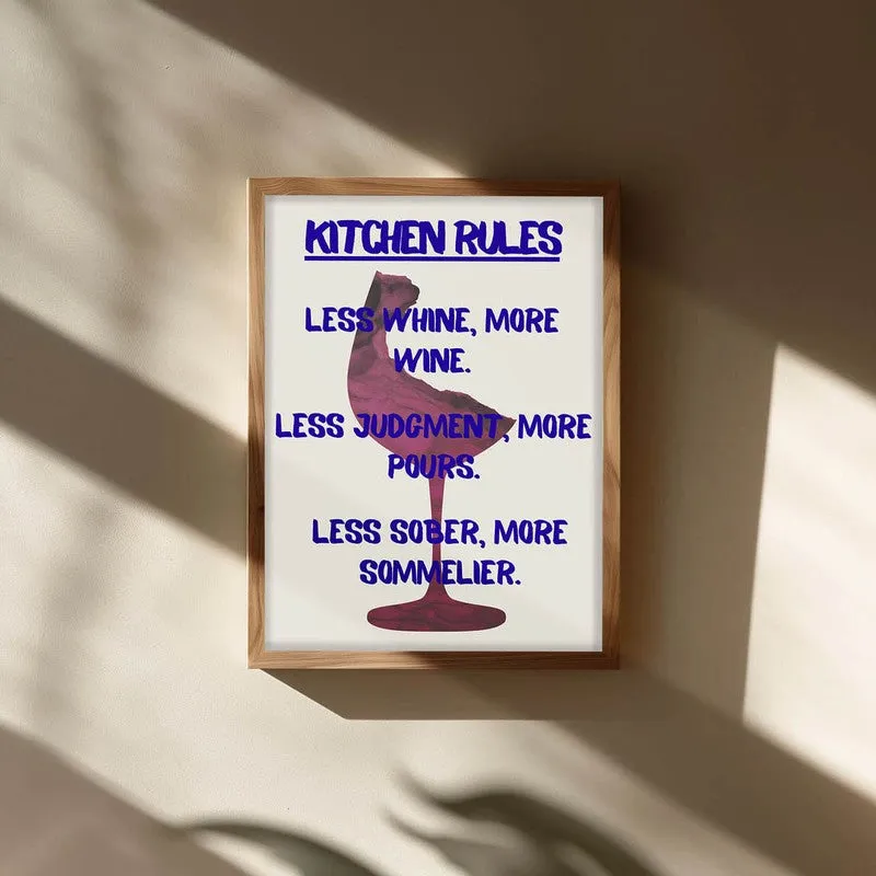 Flavor Font Archival Canvas Wall Art - Brown media 3
