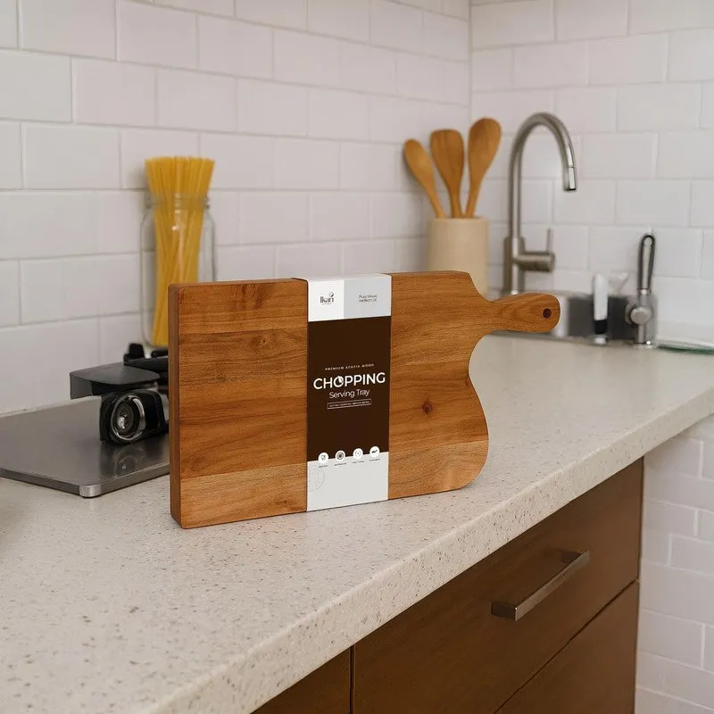 Auronis Boho Acacia Wood Chopping Board media 3