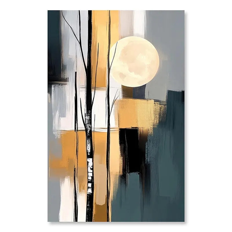 Ethereal Whirl Canvas Abstract Wall Art media 5