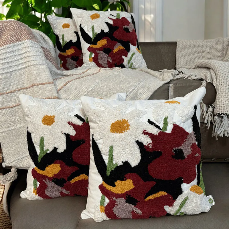 Eco Weft Tufted Cushion Cover Set - Set Of Four media 2