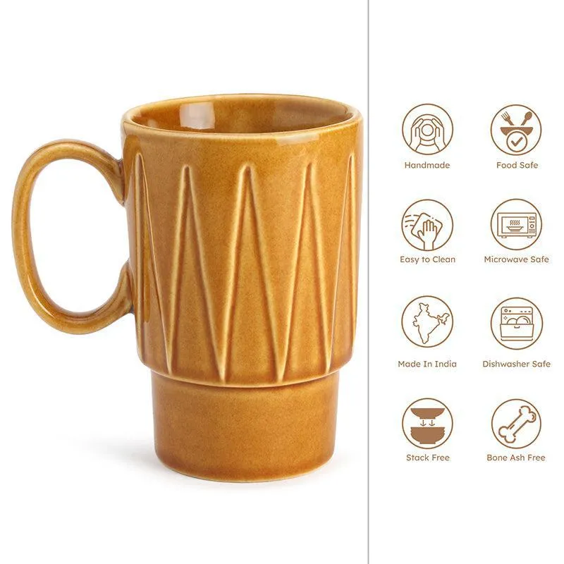 Kindred Ceramic Mug (Mustard) - 350 mL media 3