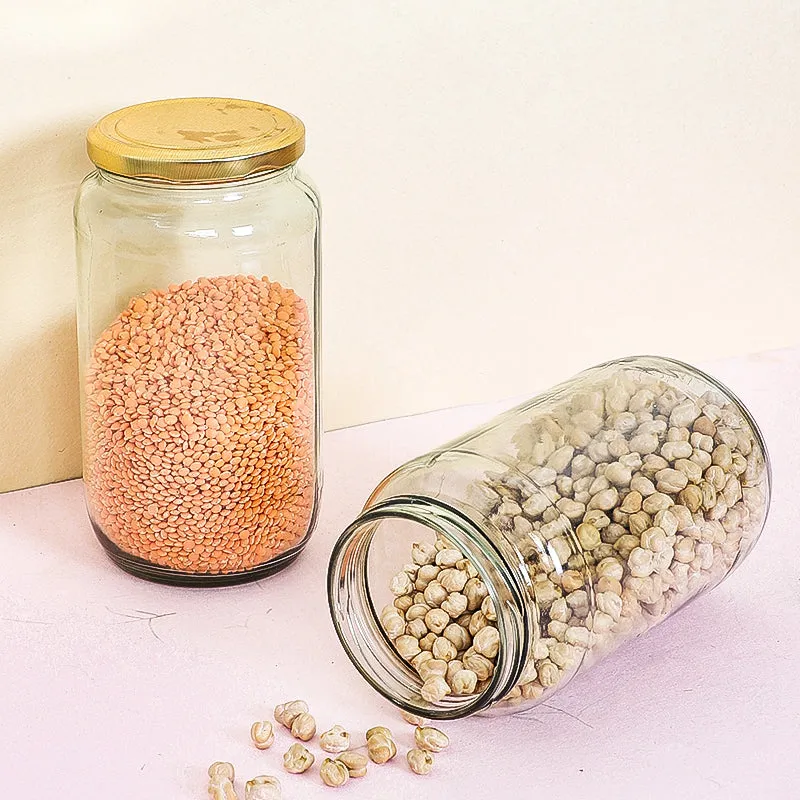 Catrino Airtight Storage Jar (1000 mL Each) - Set Of Two media 1
