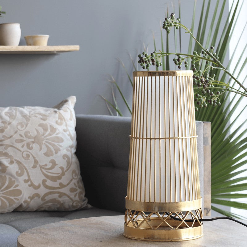 Orange Tree Katra LED Mild Steel Table Lamp Gold - Gold media 2