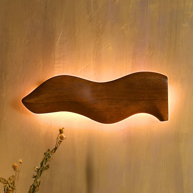 Lunark Wooden Wall Lamp media 1