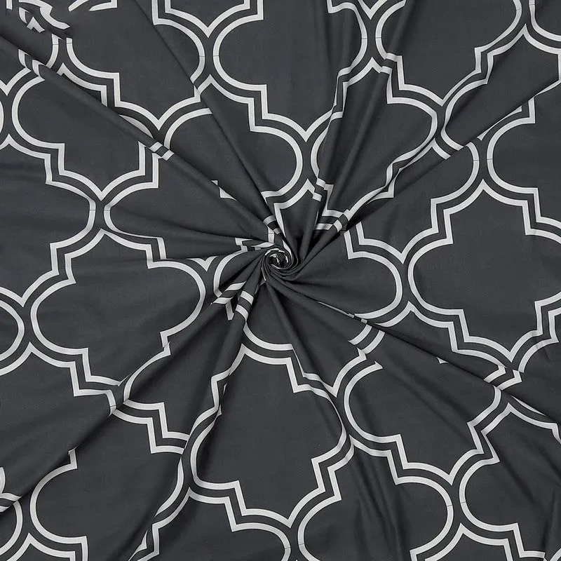Monte Carlo Inkora Bedsheet (Black) - 120 GSM media 9