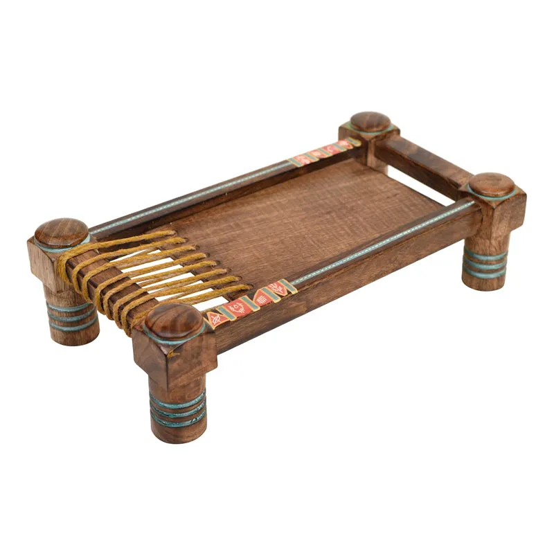 Heritage Charpai Wood Platter media 4