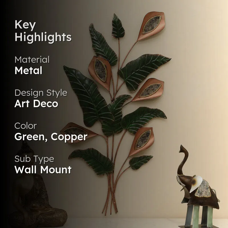 Eileen Foliage Metal Wall Accent media 2