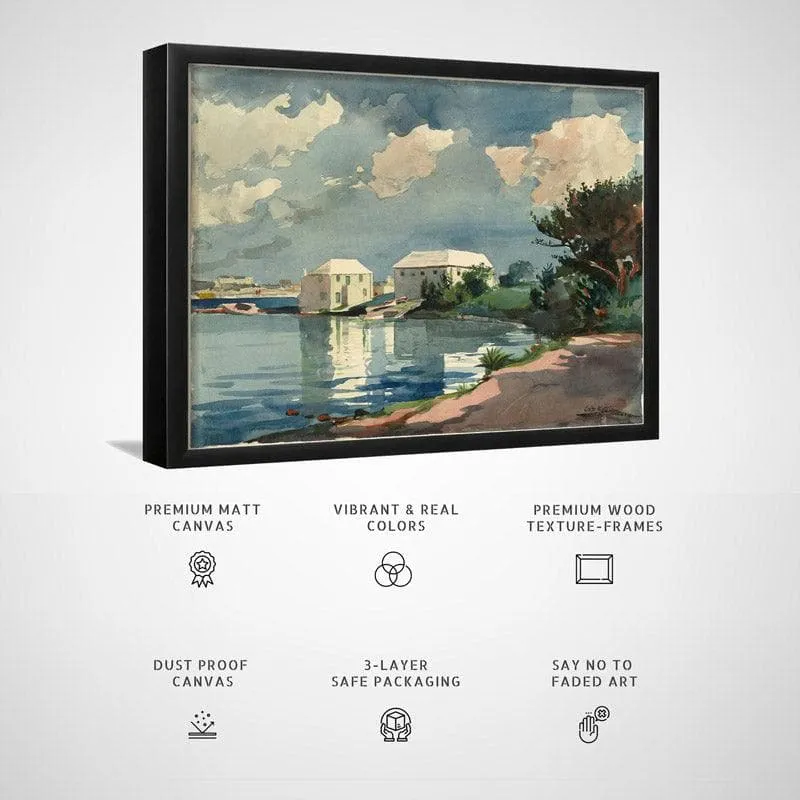 Salt Kettle Bermuda By Winslow Homer - Black Frame media 6
