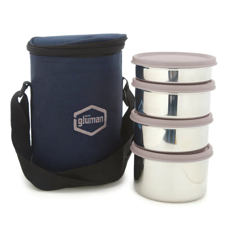 Darian Grey Lunch Box (500 ml/350 ml/200 ml) - Five Piece Set media 5