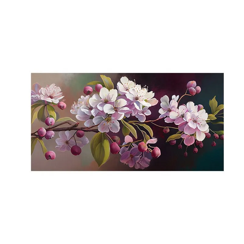 Electra Lavender Floral Wall Painting media 3