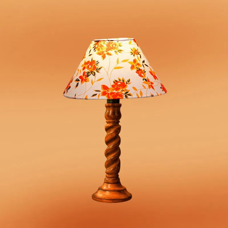 Elvane Kairo Wooden Table Lamp - Multicolor media 6