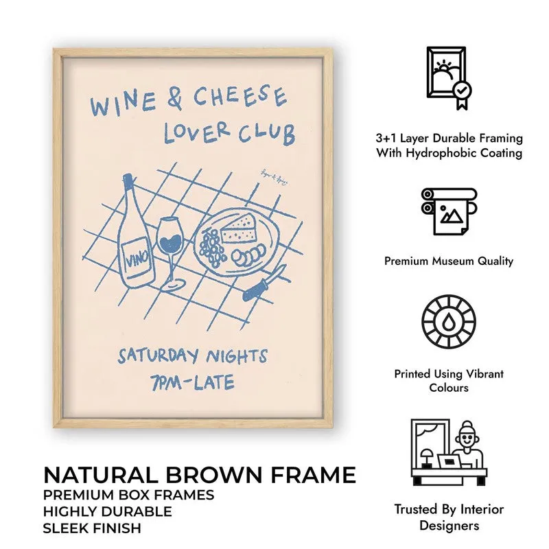 Abstract Platter Archival Canvas Wall Art - Brown media 11