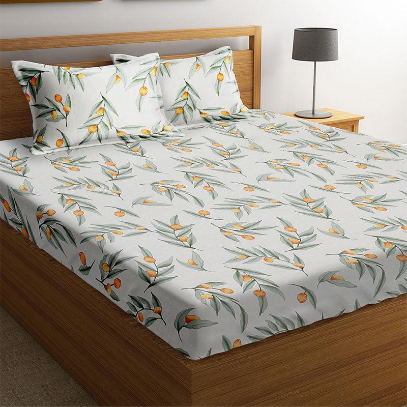 Cohen Floral Cotton Bedsheet - 210 TC