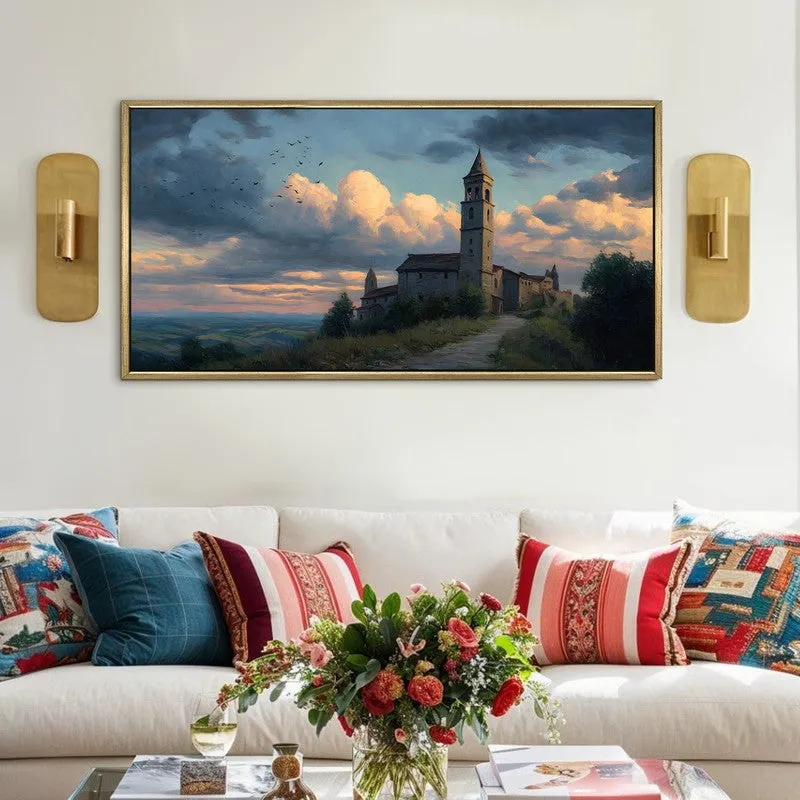 Eternal Horizon Canvas Wall Painting With Frame media 1