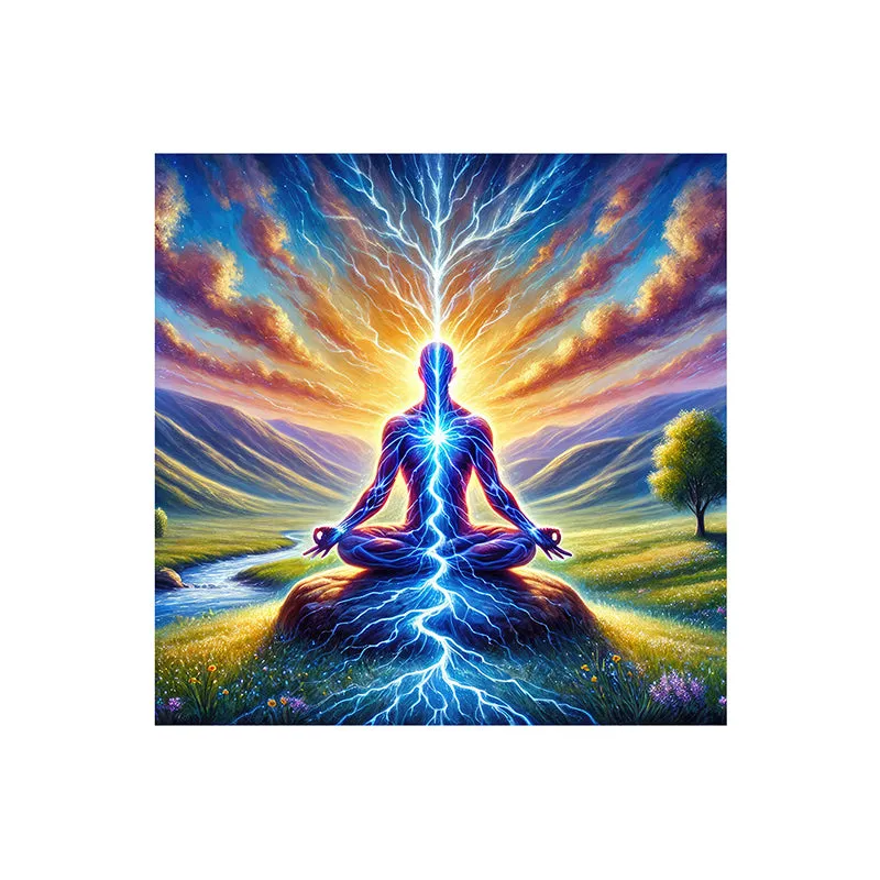Divine Aura Wall Painting media 4
