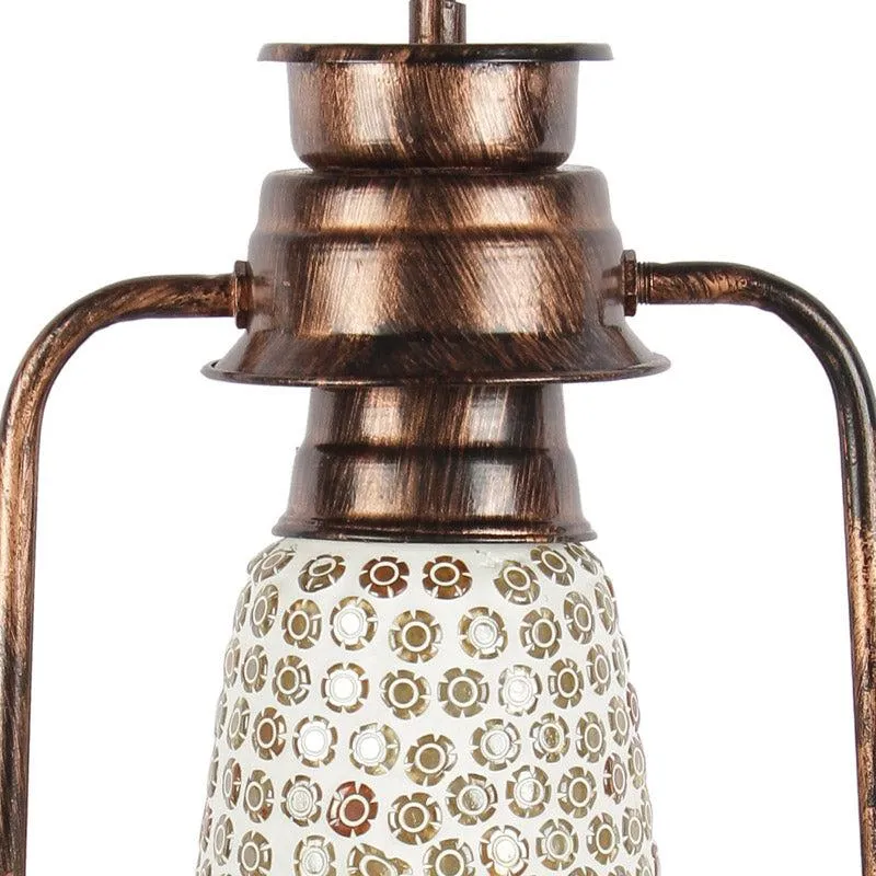 Navina Mosaic Lantern Iron Wall Lamp - Copper media 6