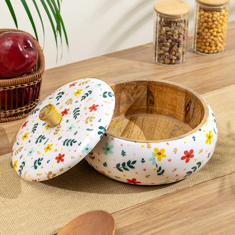 Cottage Carry Mango Wood Casserole media 1