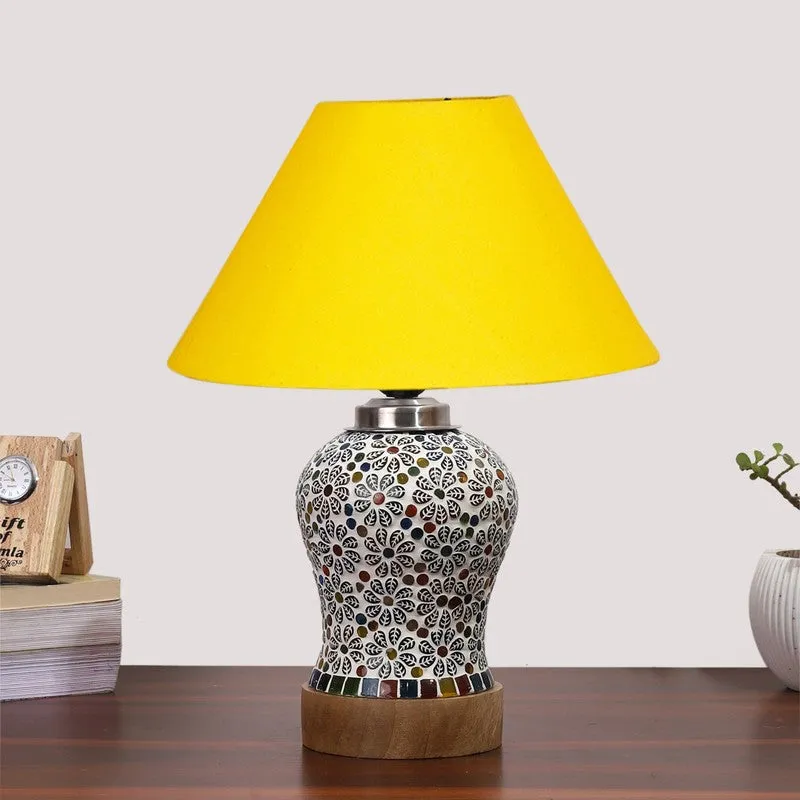 Canora Wooden Table Lamp - Multicolor media 4