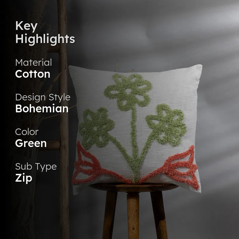 Petal Knot Tufted Cushion Cover media 2