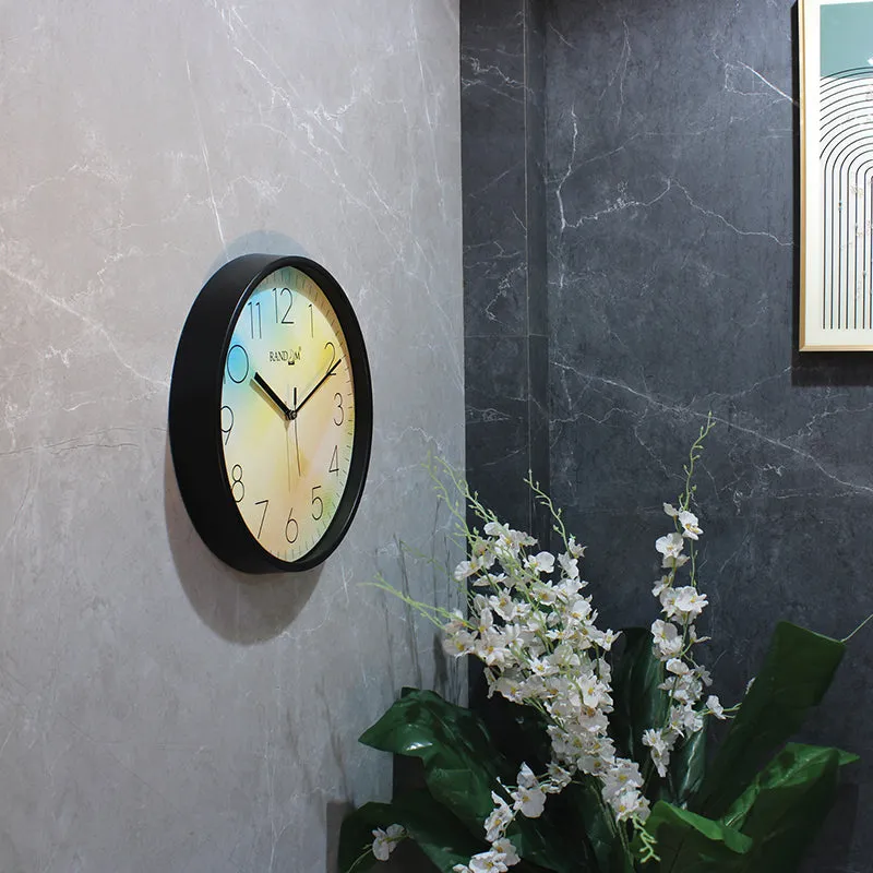 Dreamy Pastel Splash Clock media 4