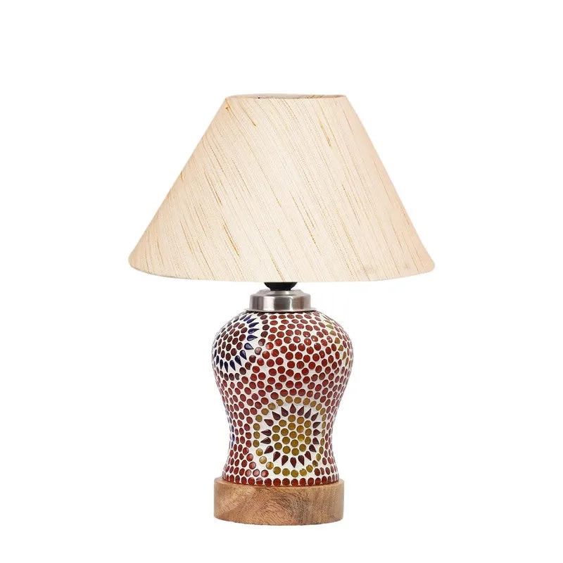 Elevira Wooden Table Lamp - Multicolor media 5