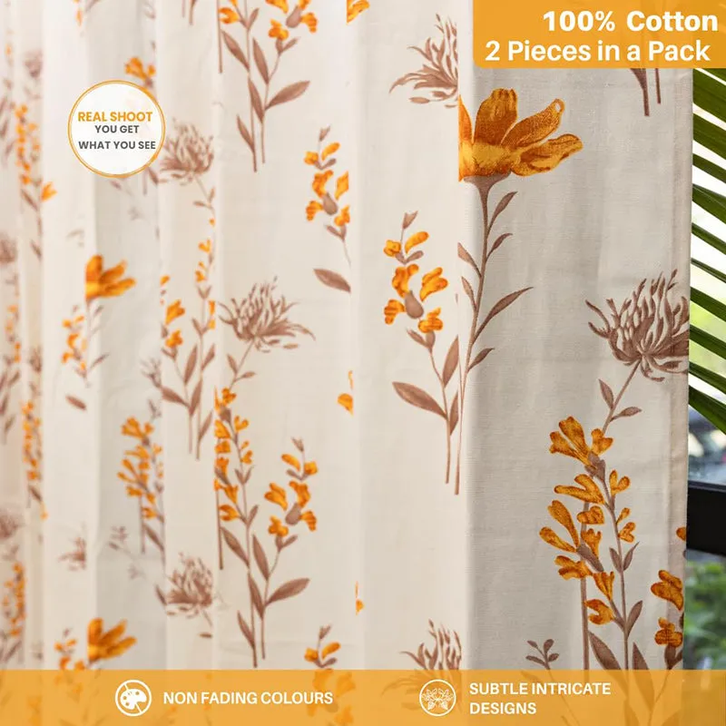 Urban Space Dandelia Curtain (Yellow) - Set Of Two media 3