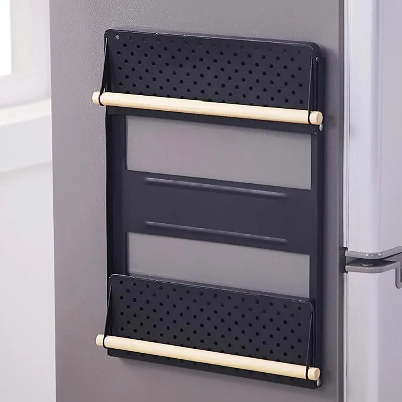 Qura Magnetic Kitchen Rack - Black media 6