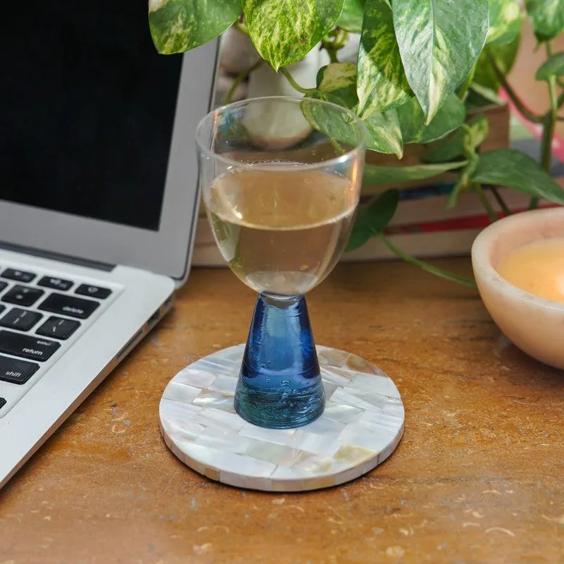 Casper Mother Of Pearl Coaster - Set Of Two media 3