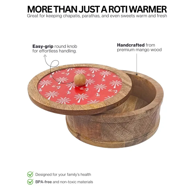 Rasva I Wood Roti Box - Red media 3