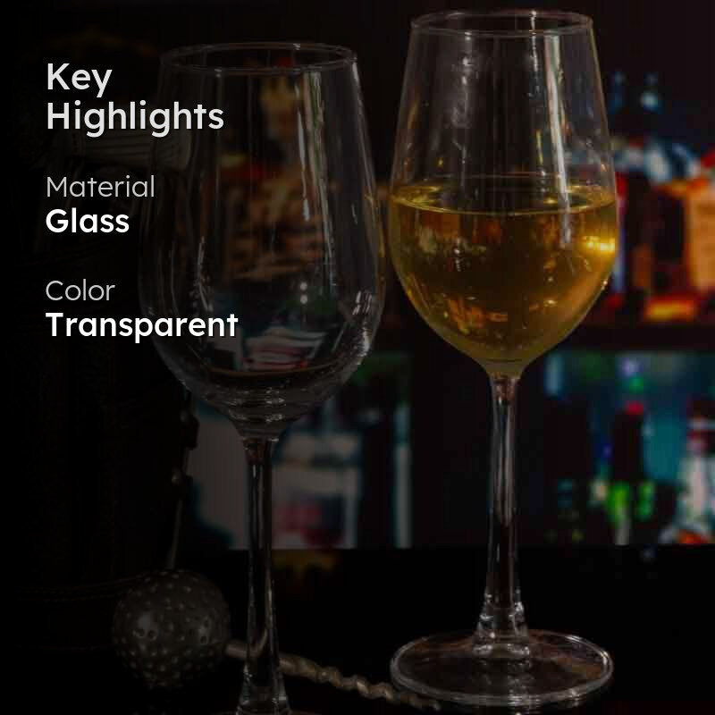 Indulgence White Wine Glasses (330 ml ) - Set of Six media 2