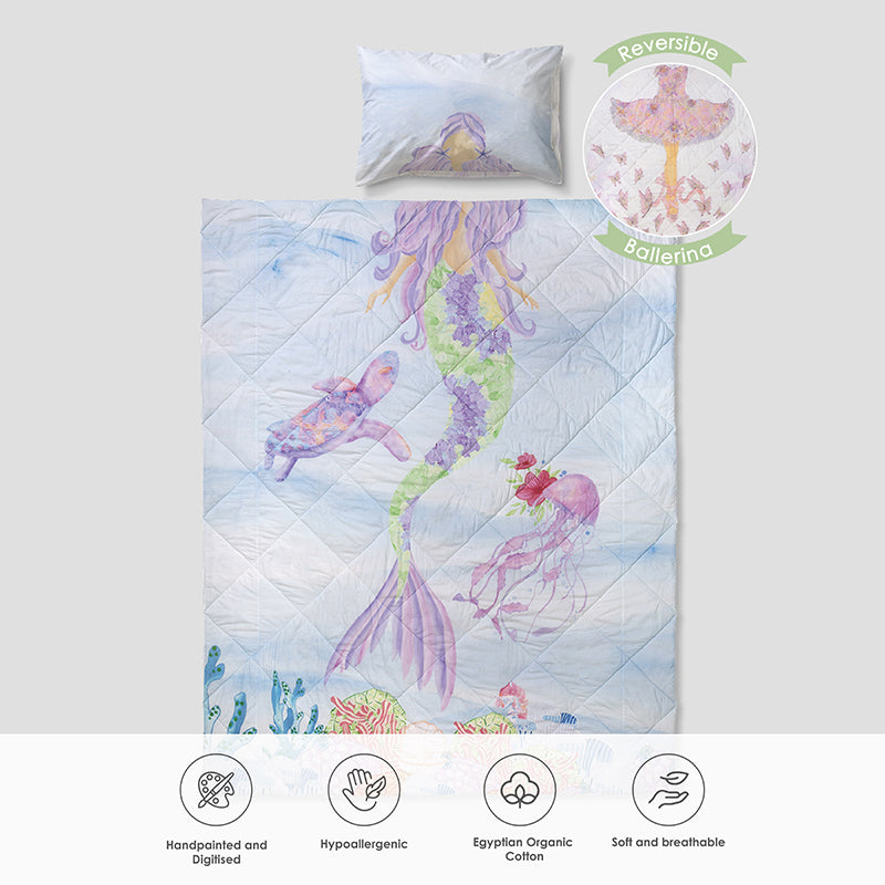 Pastel Princess Reversible Cotton Comforter - 480 GSM media 10